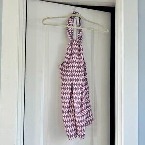 Dressy Halter Printed TOp